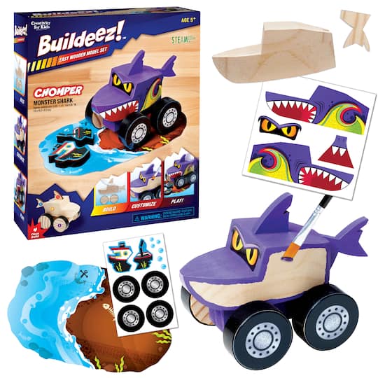 Creativity for Kids® Buildeez!™ Chomper Monster Shark Wooden Model Set